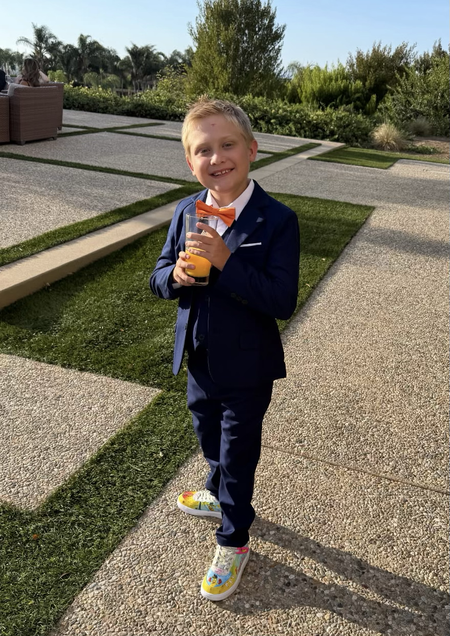 Grant, smiling